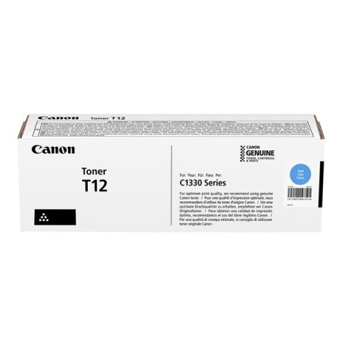 Canon oryginalny toner T12 C, 5097C006, cyan, 5300s