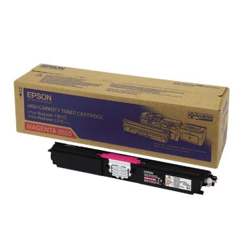 Epson oryginalny toner C13S050555, magenta, 2700s, return Epson oryginalny toner C13S050555, magenta, 2700s, return
