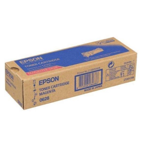 Epson oryginalny toner C13S050628, magenta, 2500s Epson oryginalny toner C13S050628, magenta, 2500s