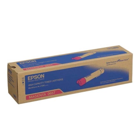 Epson oryginalny toner C13S050657, magenta, 13700s, high capacity Epson oryginalny toner C13S050657, magenta, 13700s, high capacity