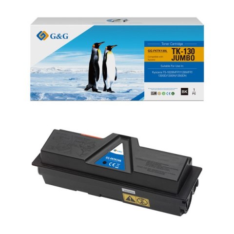 G&G kompatybilny toner z Kyocera TK130, NT-FKTK130L, black, 7200s