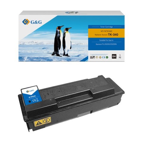 G&G kompatybilny toner z Kyocera TK340, NT-FKTK340, black, 12000s