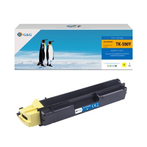 G&G kompatybilny toner z Kyocera TK590Y, NT-CKTK590Y, yellow, 5000s G&G kompatybilny toner z Kyocera TK590Y, NT-CKTK590Y, yellow, 5000s
