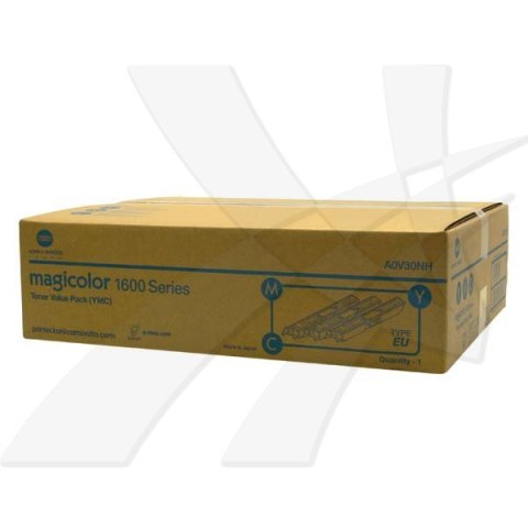 Konica Minolta oryginalny toner A0V30NH, CMY, 7500 (3x2500)s