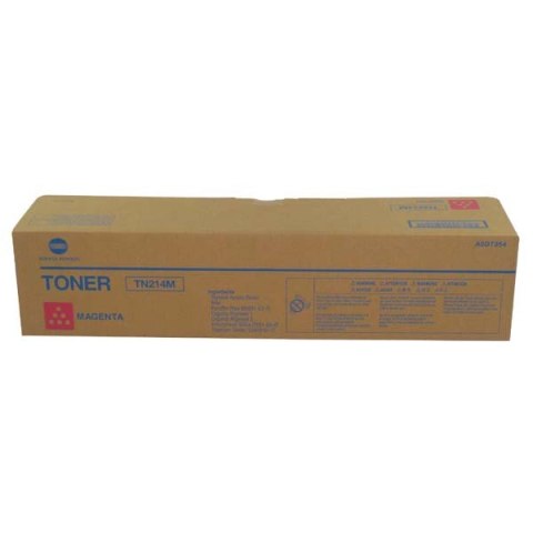 Konica Minolta oryginalny toner TN214M, A0D7354, magenta, 18500s