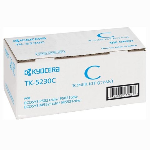 Kyocera oryginalny toner TK-5230C, 1T02R9CNL0, cyan, 2200s