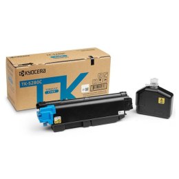 Kyocera oryginalny toner TK-5280C, 1T02TWCNL0, cyan, 11000s, zawiera pojemnik na odpady