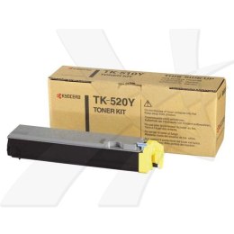 Kyocera oryginalny toner TK520Y, 1T02HJCEU0, yellow, 4000s