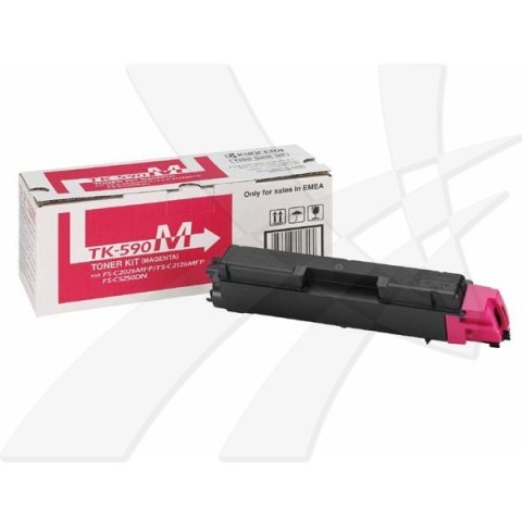 Kyocera oryginalny toner TK590M, 1T02KVBNL0, magenta, 5000s Kyocera oryginalny toner TK590M, 1T02KVBNL0, magenta, 5000s