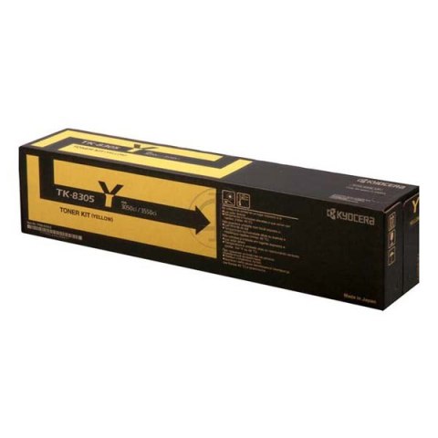 Kyocera oryginalny toner TK8305Y, 1T02LKANL0, yellow, 15000s Kyocera oryginalny toner TK8305Y, 1T02LKANL0, yellow, 15000s