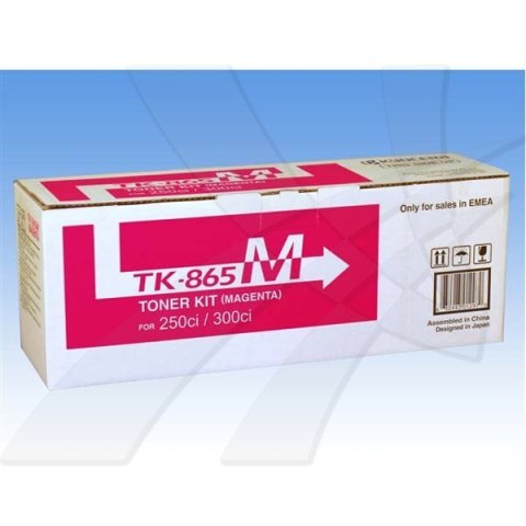 Kyocera oryginalny toner TK865M, 1T02JZBEU0, magenta, 12000s