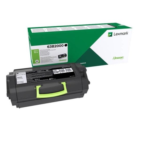 Lexmark oryginalny toner 63B2000, black, 11000s