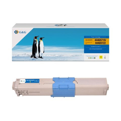 G&G kompatybilny toner z OKI 44469722, NT-COC510FY, yellow, 5000s