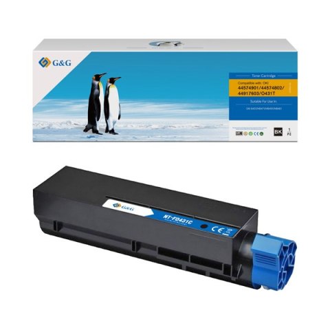 G&G kompatybilny toner z OKI 44574802, NT-FO431C, black, 7000s