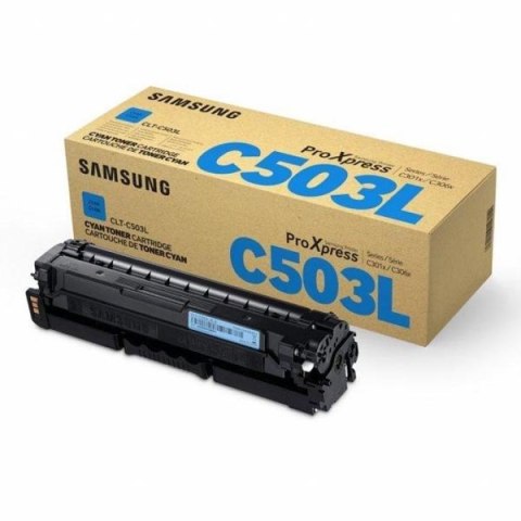 HP oryginalny toner SU014A, CLT-C503L, C503L, cyan, 5000s, high capacity