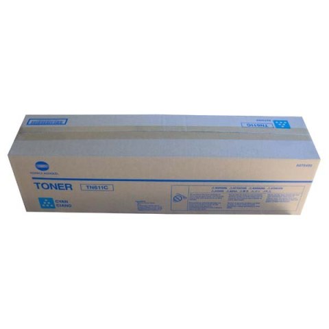 Konica Minolta oryginalny toner A070450, TN611C, cyan, 27000s