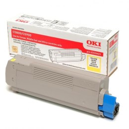 OKI oryginalny toner 43324421, yellow, 5000s