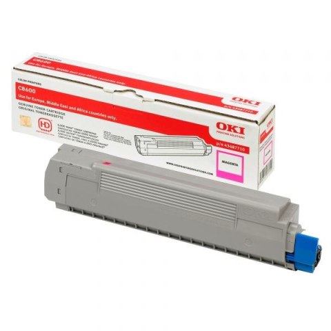 OKI oryginalny toner 43487710, magenta, 6000s