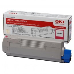 OKI oryginalny toner 43865722, magenta, 6000s