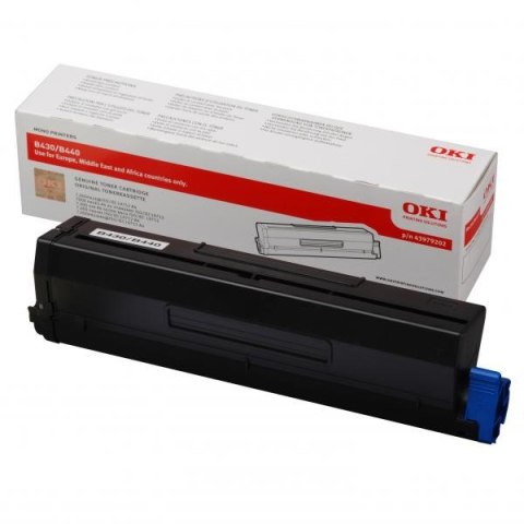 OKI oryginalny toner 43979202, black, 7000s OKI oryginalny toner 43979202, black, 7000s