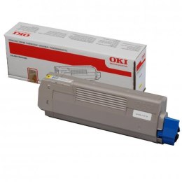 OKI oryginalny toner 44315305, yellow, 6000s