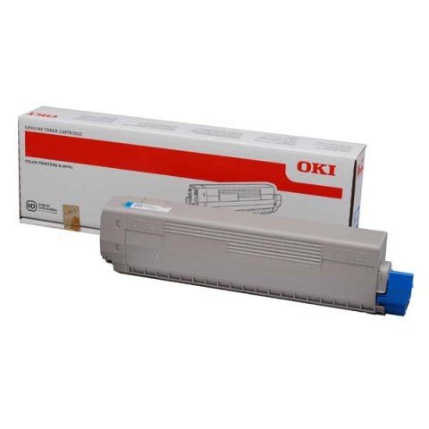 OKI oryginalny toner 44844615, cyan, 7300s