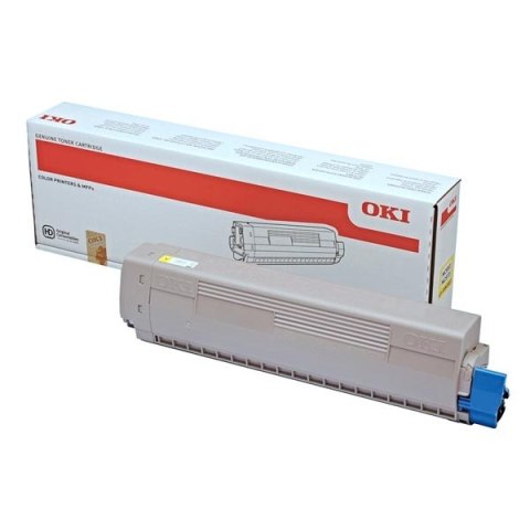 OKI oryginalny toner 45862837, yellow, 7300s