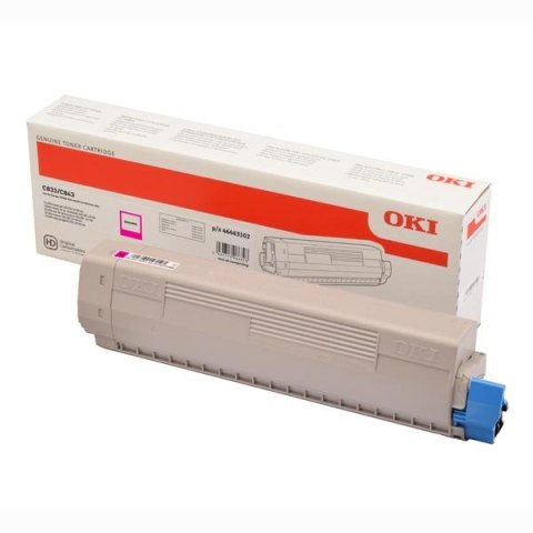 OKI oryginalny toner 46443102, magenta, 10000s, high capacity