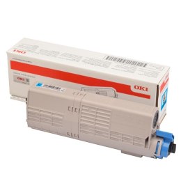 OKI oryginalny toner 46490607, cyan, 6000s