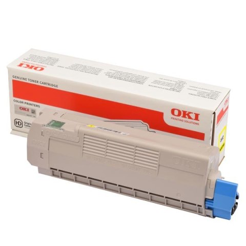 OKI oryginalny toner 46507505, yellow, 6000s