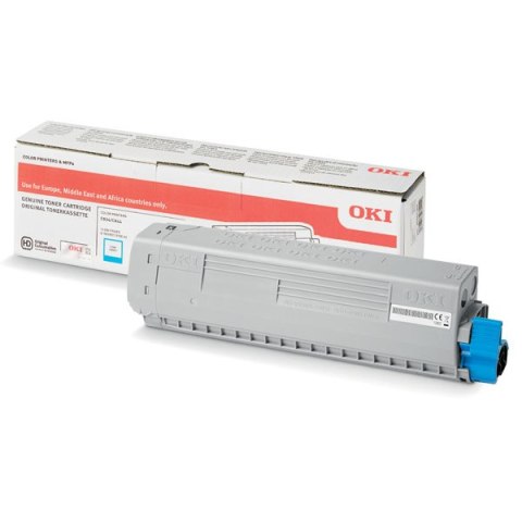OKI oryginalny toner 46861307, cyan, 10000s OKI oryginalny toner 46861307, cyan, 10000s