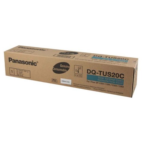 Panasonic oryginalny toner DQ-TUS20C, cyan, 20000s