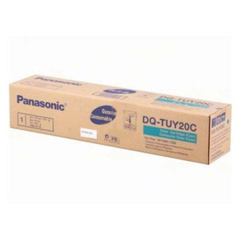 Panasonic oryginalny toner DQ-TUY20C-PB, cyan, 20000s