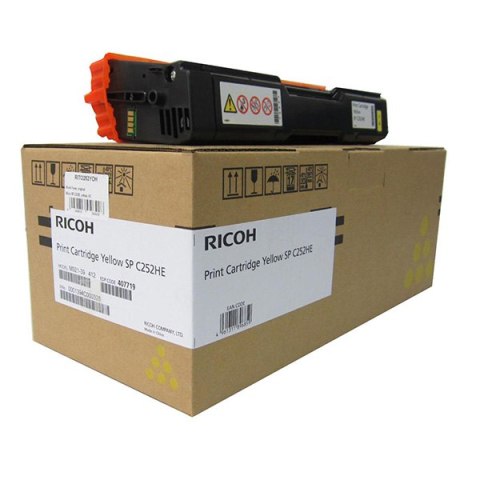 Ricoh oryginalny toner 407719, 407656, yellow, 6000s Ricoh oryginalny toner 407719, 407656, yellow, 6000s