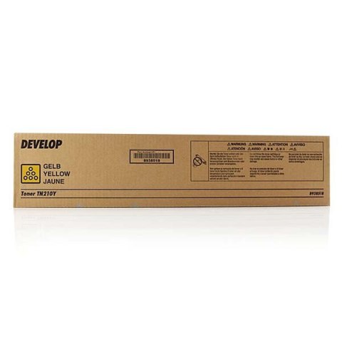 Develop oryginalny toner 8938518, TN-210Y, yellow, 12000s, 260g Develop oryginalny toner 8938518, TN-210Y, yellow, 12000s, 260g