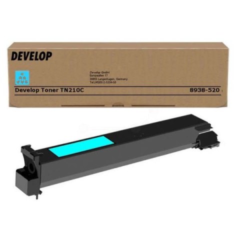 Develop oryginalny toner 8938520, TN-210C, cyan, 12000s, 260g Develop oryginalny toner 8938520, TN-210C, cyan, 12000s, 260g