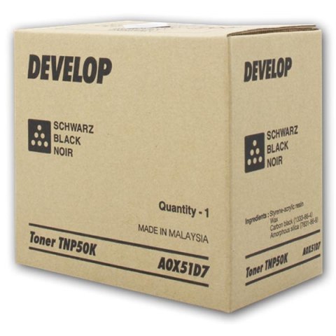 Develop oryginalny toner A0X51D7, TNP-50K, black, 5000s Develop oryginalny toner A0X51D7, TNP-50K, black, 5000s