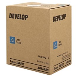 Develop oryginalny toner A0X54D5, TNP51C, cyan, 5000s
