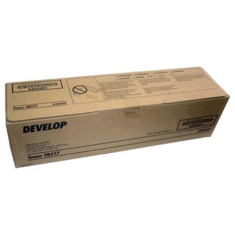Develop oryginalny toner A2020D1, TN-217, black, 17500s, 360g Develop oryginalny toner A2020D1, TN-217, black, 17500s, 360g