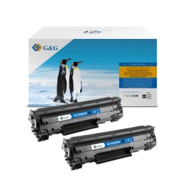 G&G kompatybilny toner z HP CB435A, CB436A, CE285A, CE278A, Canon CRG128, NT-PH435CUU, HP 35A, black, 2000s