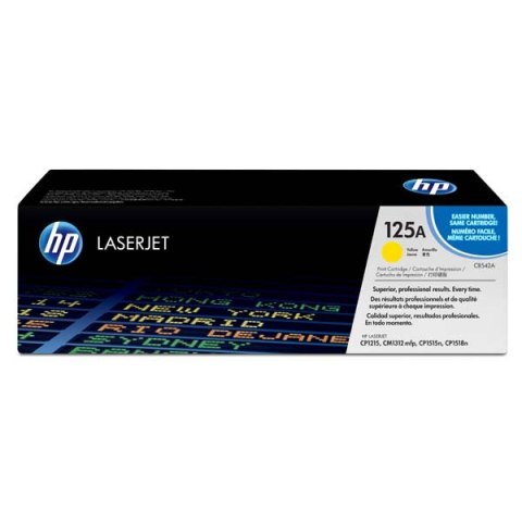 HP oryginalny toner CB542A, HP 125A, yellow, 1400s