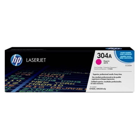 HP oryginalny toner CC533A, HP 304A, magenta, 2800s HP oryginalny toner CC533A, HP 304A, magenta, 2800s