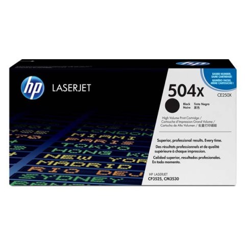 HP oryginalny toner CE250X, HP 504X, black, 10500s