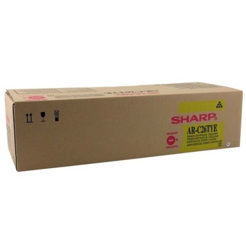 Sharp oryginalny toner AR-C26TYE, yellow, 5500s Sharp oryginalny toner AR-C26TYE, yellow, 5500s