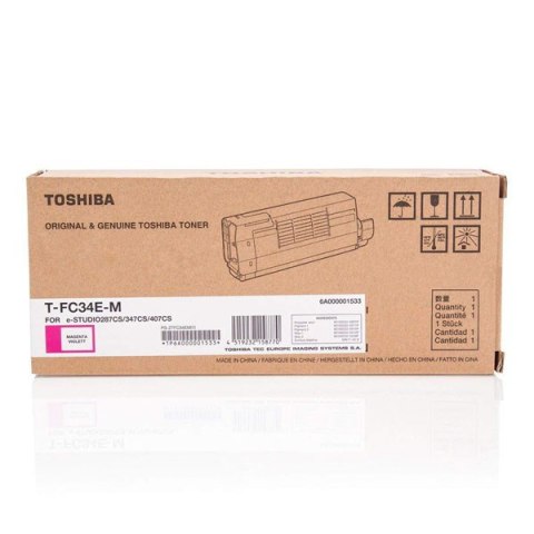 Toshiba oryginalny toner T-FC34EM, 6A000001533, 6A000001811, magenta, 11500s