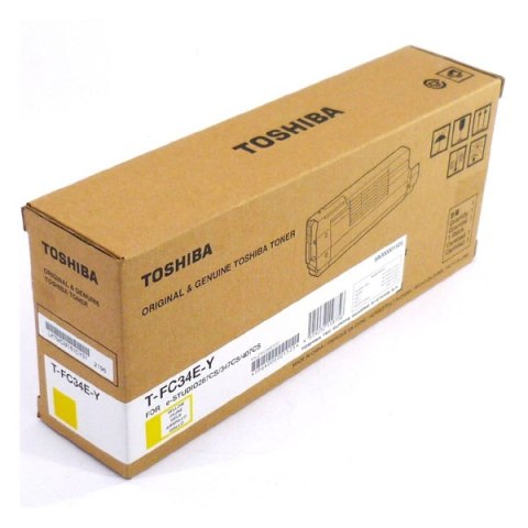 Toshiba oryginalny toner T-FC34EY, 6A000001525, yellow, 11500s