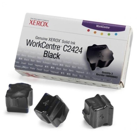 Xerox oryginalny ink / tusz 108R00663, black, 3400s, 3szt