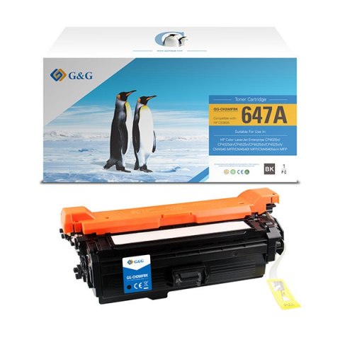 G&G kompatybilny toner z HP CE260A, NT-CH260FBK, HP 647A, black, 8500s G&G kompatybilny toner z HP CE260A, NT-CH260FBK, HP 647A, black, 8500s