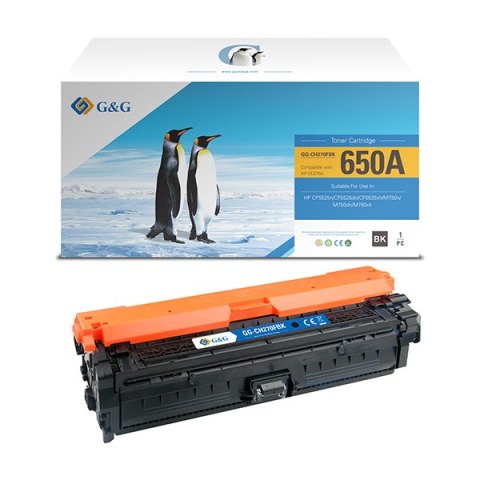 G&G kompatybilny toner z HP CE270A, NT-CH270FBK, HP 650A, black, 13500s G&G kompatybilny toner z HP CE270A, NT-CH270FBK, HP 650A, black, 13500s