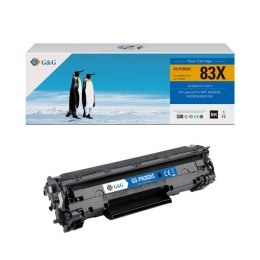 G&G kompatybilny toner z HP CF283X, CF283A, Canon CRG137, CRG737, NT-PH283XCU, black, 2200s